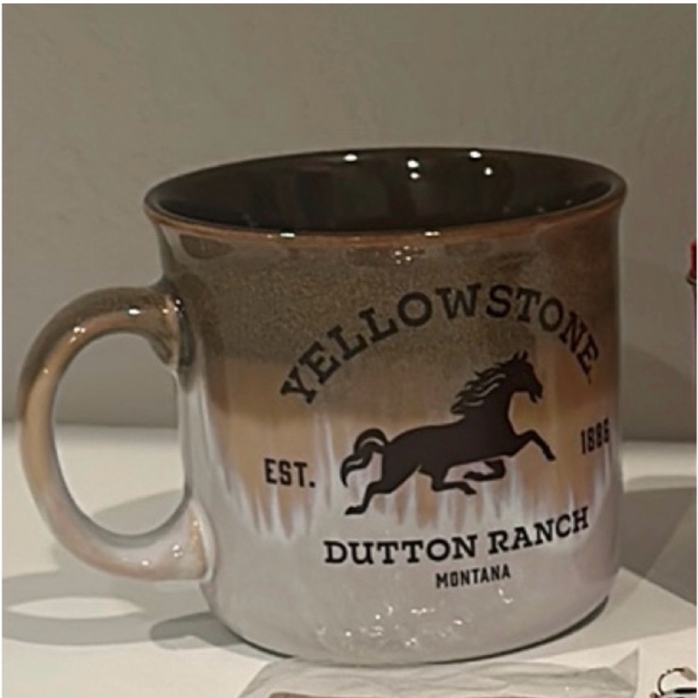 Yellowstone Dutton Ranch Brown Ceramic Mug